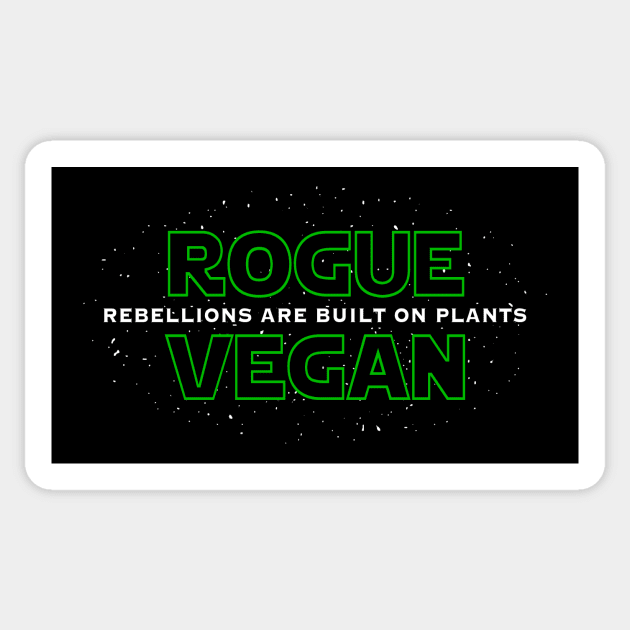 Rogue Vegan Sticker by LazyDayGalaxy